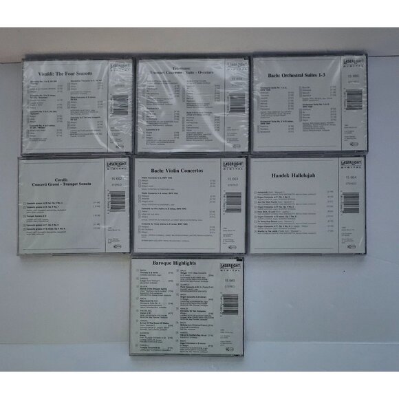 Lot of 7 Baroque‎ Treasuries CDs: Vol. 1, 4, 5, 7, 8, 9, & 10 - Picture 2 of 9